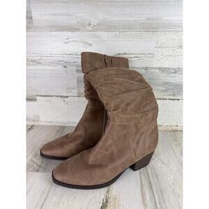 Bare traps women’s 8.5 Gelly brown faux leather ankle boot shoe new boho slouchy